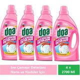 Doa Sıvı Çamaşır Deterjanı Yünlü ve Narinler 4 x 2700 ml - 2,7 lt
