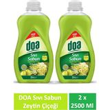 Doa Sıvı Sabun Zeytin Çiçeği 2.5 Lt x 2 Adet - 2500 Ml