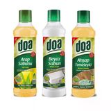 Doa Yüzey Temizleyici 1 Lt Ahşap - Arap Sabunu - Beyaz Sabun 3 Lü Set