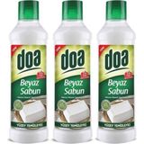 Doa Yüzey Temizleyici Beyaz Sabun 3 x 1 Lt - Şeffaf
