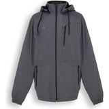 Doays Içi Polarlı Kapşonlu Iç Cepli Battal Mont Dawrazz-506 - Antrasit - Füme - 4XL