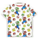 DobaKids 360 Derece Super Mario Bross Baskılı Erkek Çocuk T-Shirt 3-10 Yaş Beyaz 001-0001873 - 6 Yaş