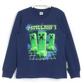 DobaKids 3D Minecraft Baskılı Erkek Çocuk Pijama Takımı Lacivert - 5 - 6 Yaş