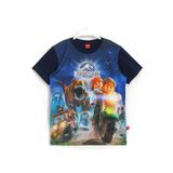 DobaKids Dinazorlu Playstation 4 Xbox Konsol Oyunu Jurassic World 3D Baskılı Erkek Çocuk Tişört