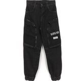 DobaKids Fermuarlı Cep Detaylı Jogger Erkek Çocuk Denim Jean Pantolon Siyah 001-0001999 - 6 Yaş - Comford