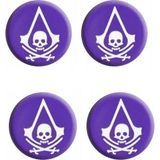 Dobe Assassin'S Creed Ps5/Ps4/Ps3/Xbox One/One X/One S/Series X/Series S Analog Silikon Koruyucu -4 Adet