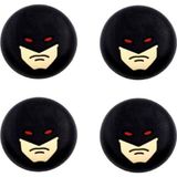 Dobe Dark Knight PS5/PS4/PS3/Xbox One/One X/One S/Series X/Series S Uyumlu 3D silikon -4 Adet Batman