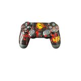 Dobe PS4-PC-Android BOX-Android-IOS Telefon Tablet Uyumlu Mortal Kombat Tema Titreşim Bluetooth Oyun Kolu