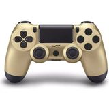 Dobe Ps4-Pc-Android Box-Android-Ios Telefon Tablet Uyumlu Titreşimli Bluetooth Oyun Kolu - Gold