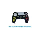 Dobe PS5 Dualsense Call Of DutyKoruyucu Silikon Kılıf + Analog silikon Koruyucu