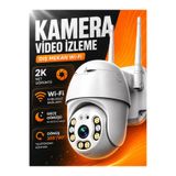 Dobest 2K WiFi PTZ Güvenlik Kamerası Kablosuz Dış Mekan 355° Dönüş 30 Metre Gece Görüşü Uzaktan Telefon Kontrollü Kamera