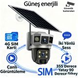 Dobest 4g Sım Kartlı Güneş Enerjili Güvenlik Kamerası, 6mp Güneş Enerjili, Gece Görüşü, Hareket Algılama, Çift Yönlü Ses, IP66 Korumalı - Gümüş