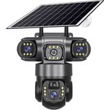 Dobest 4K 4g Solar Ptz Güvenlik Kamerası – Otomatik Takip, Anında Alarm, Renkli Gece Görüşü, Uygulama Kontrolü, Bulut Depolama, Üçlü Ekran Görünümü, Aşırı Hava Koşullarına Dayanıklı - Şeffaf