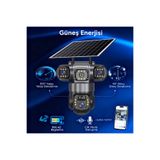 Dobest kablosuz 24 güvenlik: 4g sım kartlı 6mp kamera. güneş enerjili, çift yönlü ses ve anında bildirim