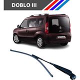 Doblo 3 2009 Sonrası Tek Kapı Bagaj Arka Silecek Kolu Ve Süpürgesi Takım 51879455