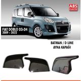 Doblo Batman Ayna Kapağı Piano Black / 2009-2022