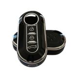 Doblo Ducato Boxer Jumper Uyumlu Kumanda Anahtar Kılıfı Oto Anahtarlık Siyah Silver