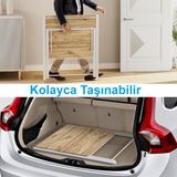 Dobo Çocuk Öğrenci Ders Masası Katlanır Çalışma Masası Beyaz - Çam