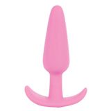 Doc Johnson Mood - Naughty 1 - Silikon Anal Fiş - Orta - 9,9 cm Uzun ve 2,54 cm Geniş - Yanaklar Arasında Konfor için Konik Taban - Orta - Pembe