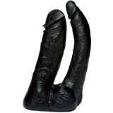 Doc Johnson Üst Düzey Realistik Dokuda Silikon Malzemeden Üretilmiş Double Penetrator 16 Cm Dildo