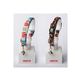 DOCA ikili kedi boyun tasması safety click(güvenlikli kilit)ayarlanabilir zorlamada açılan