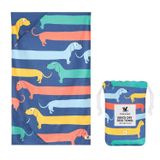 Dock & Bay Desing M Beden Orta Boy Köpek Havlusu – Hızlı Kuruyan, Süper Emici, Kum Tutmayan,%100 Geri Dönüştürülmüş Malzeme | Go Long