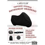 Dock Siyah Harley Davidson Heritage Classic Çanta Uyumlu Motosiklet Brandası(4 Mevsim)