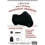 Dock Siyah Harley Davidson Street Glide Kilit Uyumlu Motosiklet Brandası(4 Mevsim)