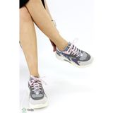 Doçka Kadın Mevsimlik Kalın Taban Casual Spor Ayakkabı SS24/SP1166 - Gri