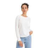 Dockers Arka Düğmeli Regular Fit Bluz Kadın Bluz, 100 White, L