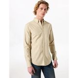 Dockers Bej Erkek Gömlek Slim Fit Gömlek Oxford Shırt Slım