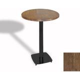 Dockers Bistro Masa Tokyo Esb - (Werzalit, Wermodin ve Allzalit Tabla 70 cm Çap) - Rustic Dark