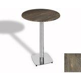 Dockers Bistro Masa Tokyo Kromnikel - (Werzalit, Wermodin ve Allzalit Tabla 60 cm Çap) - Old Pine