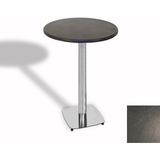 Dockers Bistro Masa Tokyo Kromnikel - (Werzalit, Wermodin ve Allzalit Tabla 70 cm Çap) - Grey Marble