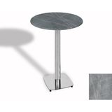 Dockers Bistro Masa Tokyo Kromnikel - (Werzalit, Wermodin ve Allzalit Tabla 70 cm Çap) - Light Temperado