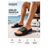 Dockers By Gerli Ayarlanabilir Cırt Cırtlı Erkek Terlik - Siyah-Kahverengi