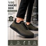 Dockers By Gerli Dockers Erkek Hakiki Deri Günlük Sneaker Ayakkabı Elastik Bağcıklı Hafif Rahat Kaymaz Taban Siyah