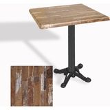 Dockers Çipa Döküm Ayak Kare Masa 80X80 cm - (Werzalit, Wermodin ve Allzalit Tabla) - Maracaibo