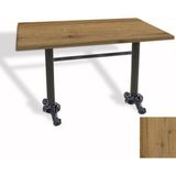 Dockers Çipa Döküm Ayak Masa 80X120 cm - (Werzalit, Wermodin ve Allzalit Tabla) - Avalon Palace Oak