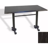 Dockers Çipa Döküm Ayak Masa 80X120 cm - (Werzalit, Wermodin ve Allzalit Tabla) - Rocked