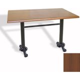 Dockers Çipa Döküm Ayak Masa 80X140 cm - (Werzalit, Wermodin ve Allzalit Tabla) - Koyu Ahşap