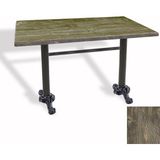 Dockers Çipa Döküm Ayak Masa 80X140 cm - (Werzalit, Wermodin ve Allzalit Tabla) - Old Pine