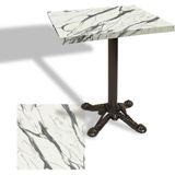 Dockers Çipa Laminat Kare Masa 80X80 Esb - Afyon Marble