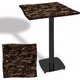 Dockers Dalgalı Kare Bistro Wermodin Masa 67X67 cm Tokyo Serisi (Esb) - Karacabey Mermer