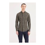 Dockers Erkek Uzun Kol Gömlek Yaka Kareli Minimalist Gömlek