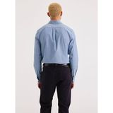 Dockers Erkek Uzun Kol Minimalist Gömlek - Günlük & Iş - XL - Mavi