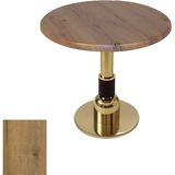 Dockers Gold Yuvarlak Masa Çap 90CM - (Werzalit, Wermodin ve Allzalit Tabla) - Canyon Palace Oak