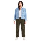 Dockers High Waist Jean Cut Straight Fit Forest Night Kadın Pantolon