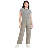 Dockers High Waist Jean Cut Straight Fit Yeşil Kadın Pantolon