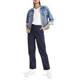 Dockers High Waisted Chino Straight Fit Pantolon Pantolon Kadın Lacivert 26